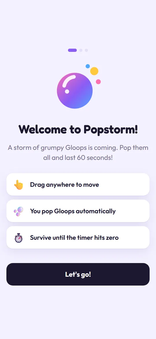 Popstorm screenshot 1